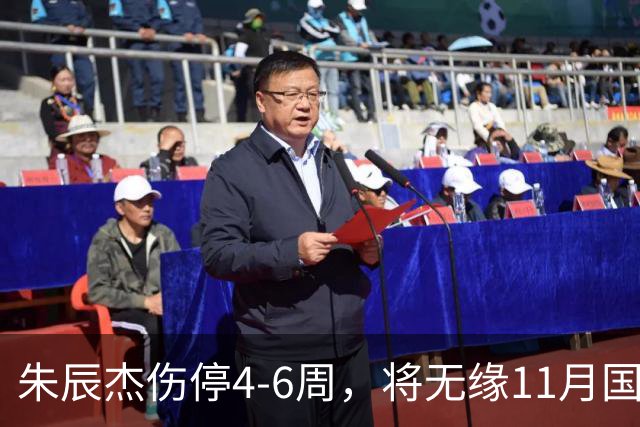 朱辰杰伤停4-6周，将无缘11月国足友谊赛，但不会影响亚洲杯